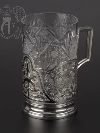 Серебряный подстаканник «Кубачи»