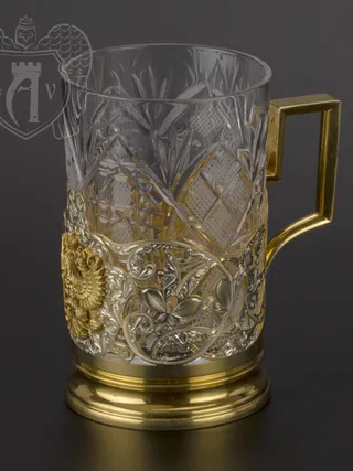 Серебряный подстаканник «Винтаж»