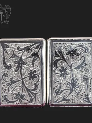 Серебряный портсигар «Артефакт»