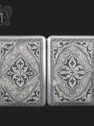 Серебряный портсигар «Созвездие»