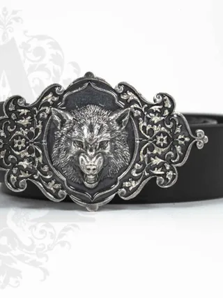 Серебряный ремень «Хищник»