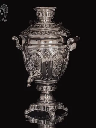 Серебряный самовар «Исполин»