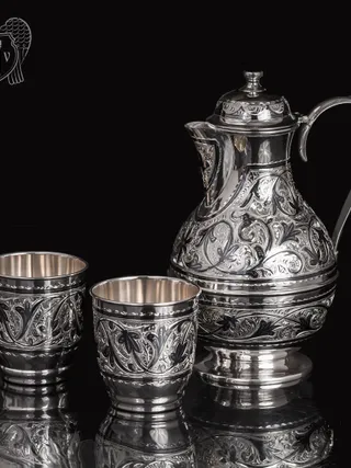 Серебряный сервиз «Беседа»