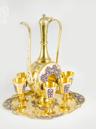 Серебряный сервиз для коньяка» Арабский»