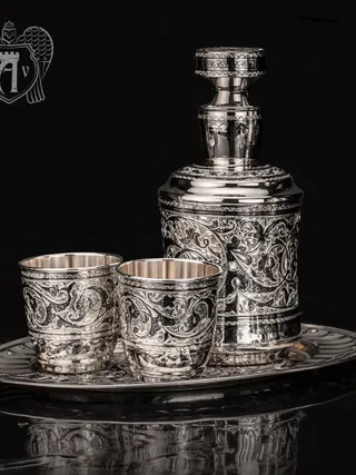 Серебряный сервиз для виски «Гранд»