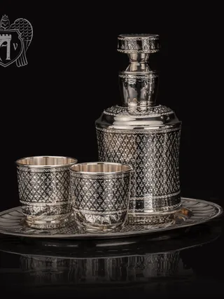 Серебряный сервиз для виски «Княжеский»