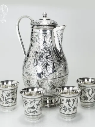 Серебряный сервиз для воды и напитков «Изабелла»