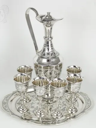 Серебряный сервиз винный «Королевский»