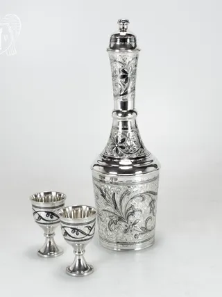 Серебряный сервиз водочный «Трио»