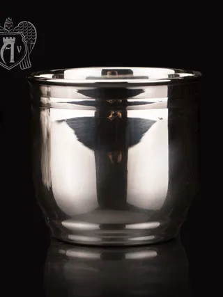 Серебряный стакан «Блеск» из чистого серебра 999 пробы