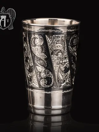 Серебряный стакан «День и ночь»