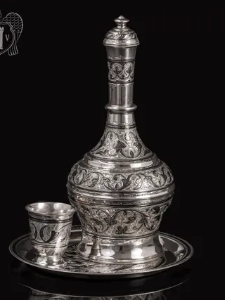 Серебряный водочный набор « Барин»