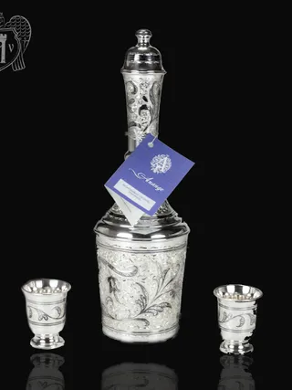 Серебряный водочный набор «Трио»