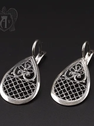 Серьги кубачинские «Богемия»