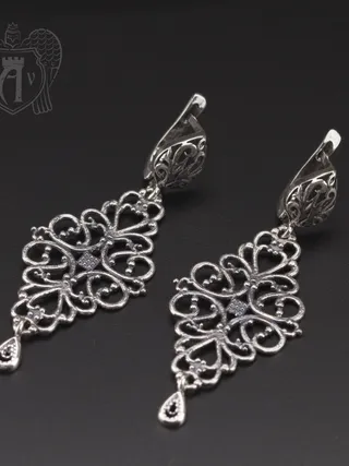 Серьги кубачинские «Горянка»