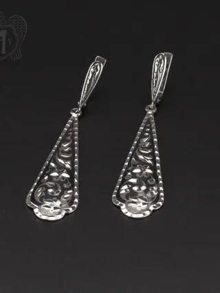 Серьги кубачинские «Капельки»