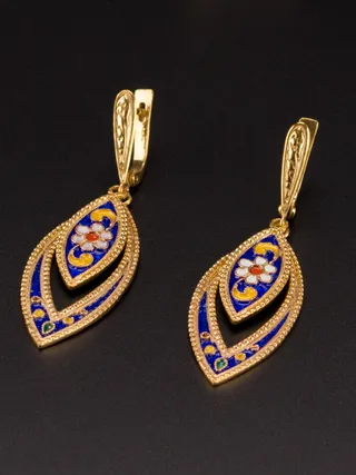 Серьги кубачинские «Карина»