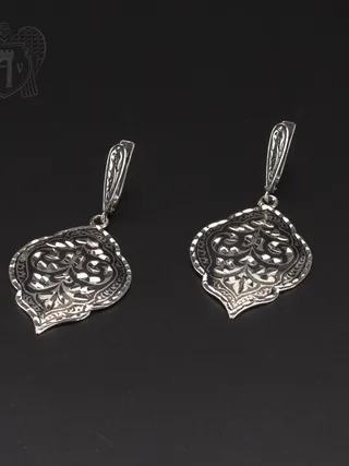 Серьги кубачинские «Листик»