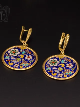 Серьги кубачинские «Марика»