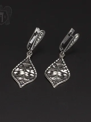 Серьги кубачинские «Виктория»