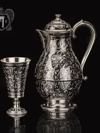 Сервиз из серебра  «Клио»