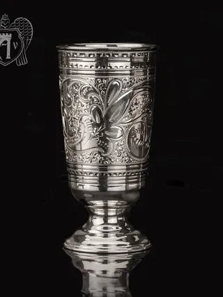 Стакан из чистого серебра 999 пробы «Агат»