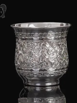 Стакан из чистого серебра  999 пробы «Эликсир молодости»