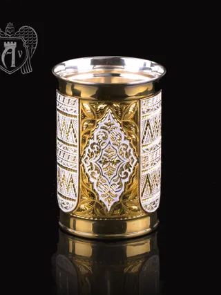 Стакан  «Тор»  с холодной белой эмалью