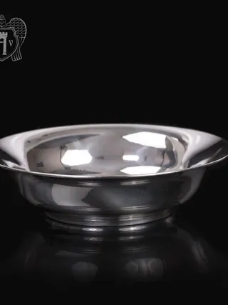 Тарелка из серебра 999 пробы