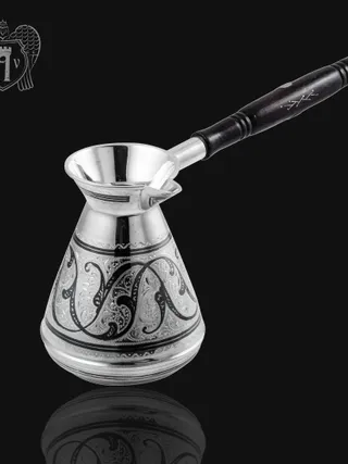 Турка серебряная «Виноградная лоза»