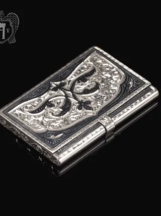 Визитница серебряная «Авантаж»