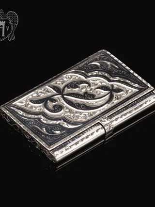 Визитница серебряная «Симфония»