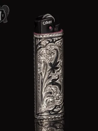 Зажигалка из серебра  «Этнос»