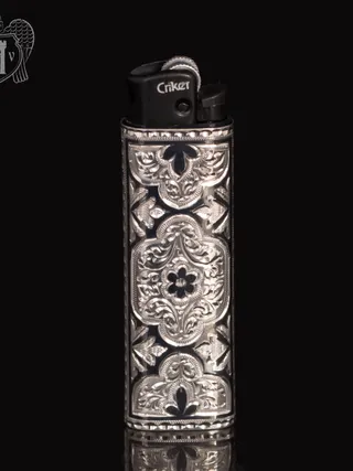 Зажигалка из серебра  «Минас»