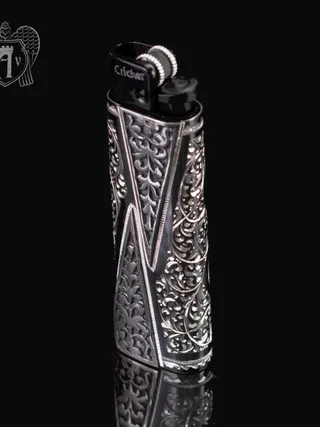 Зажигалка серебряная «Авантаж»