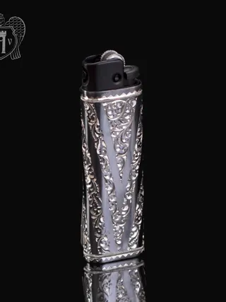 Зажигалка серебряная «Огниво»