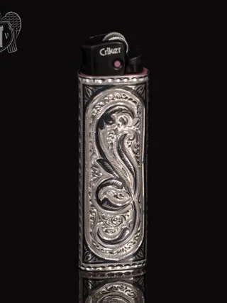 Зажигалка серебряная  «Триумф»