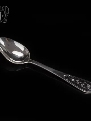 Серебряная чайная ложка  «Иней»