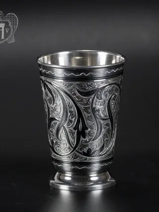 Серебряный стакан «Лоза»
