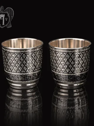 Стаканы из серебра «Лондон» набор