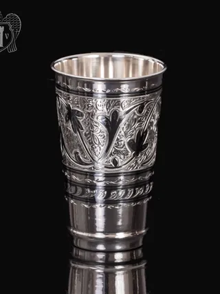 а. Стакан из 925 пробы серебра «Кубачинский орнамент»