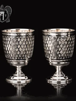 Бокалы из серебра «Лорд» 2 шт