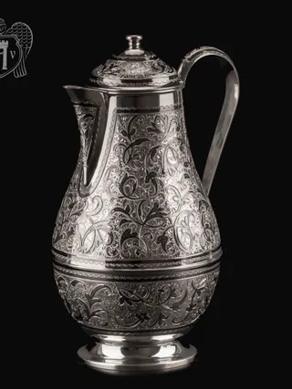 Большой кувшин для напитков из серебра «Гранд» 925 пробы