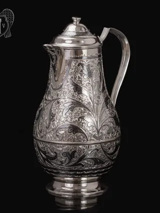 Большой кувшин для напитков из серебра «Колосс»