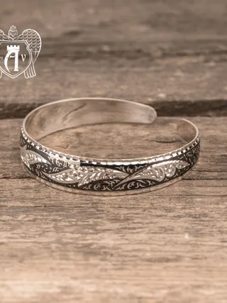 Браслет из серебра кубачинский «Персия»