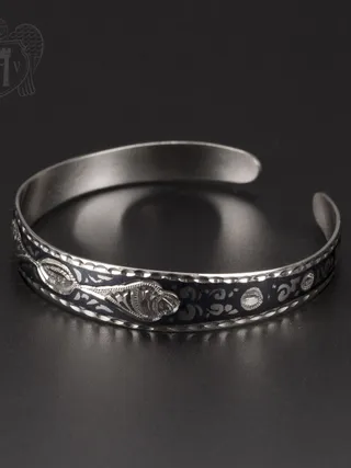 Браслет кубачинский «Бантик»