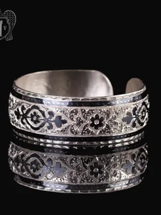 Браслет кубачинский из серебра  «Диана»