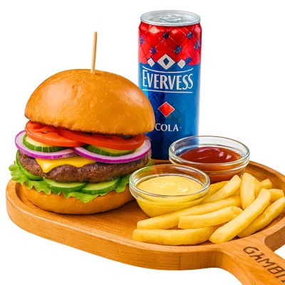 Чизбургер (комбо)