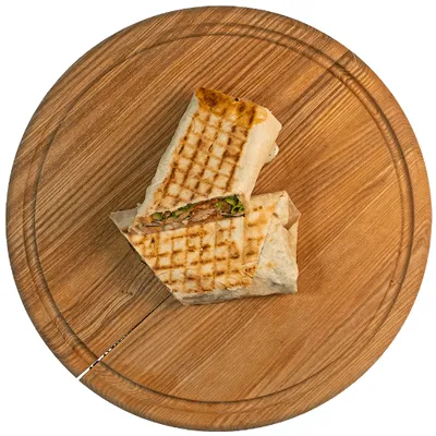 Шаурма с куриными наггетсами и картофелем