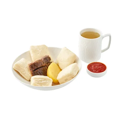 Аварский хинкал с сушёным мясом